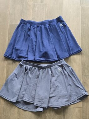 2 Rebel Athletic Cheer Skirts Size YXL